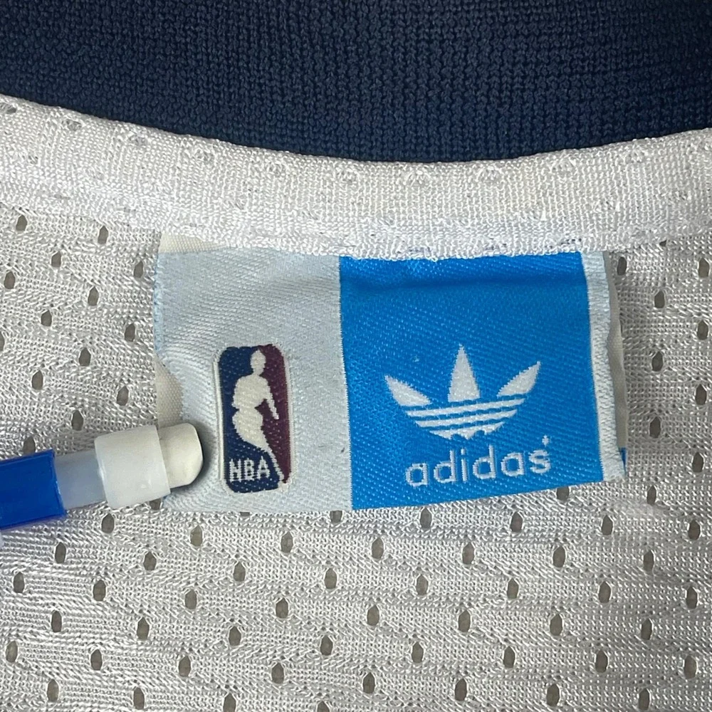 Adidas Utah Jazz John Stockton Men L White Hardwood Classics Basketball Jersey